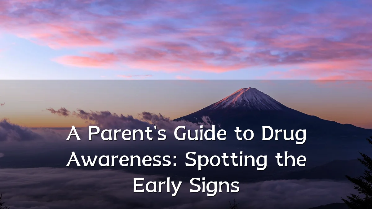 A Parent's Guide to Drug Awareness: Spotting the Early Signs