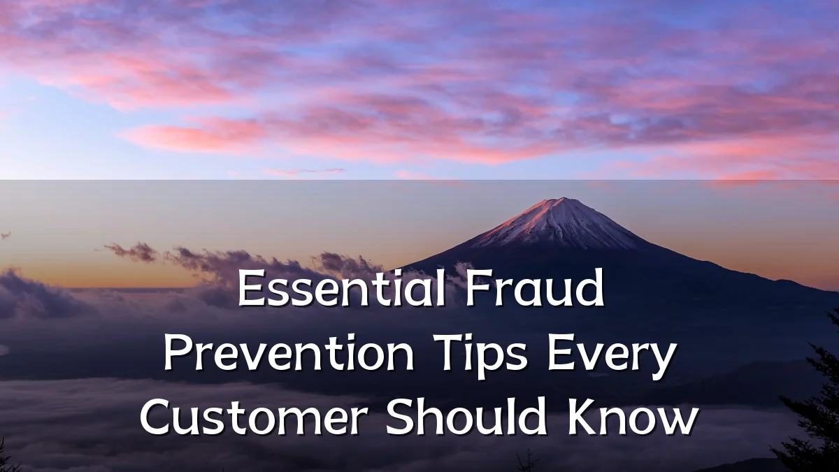 Essential Fraud Prevention Tips Every Customer Should Know