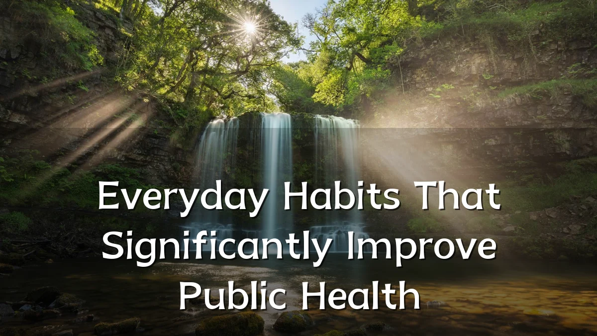 Everyday Habits That Significantly Improve Public Health