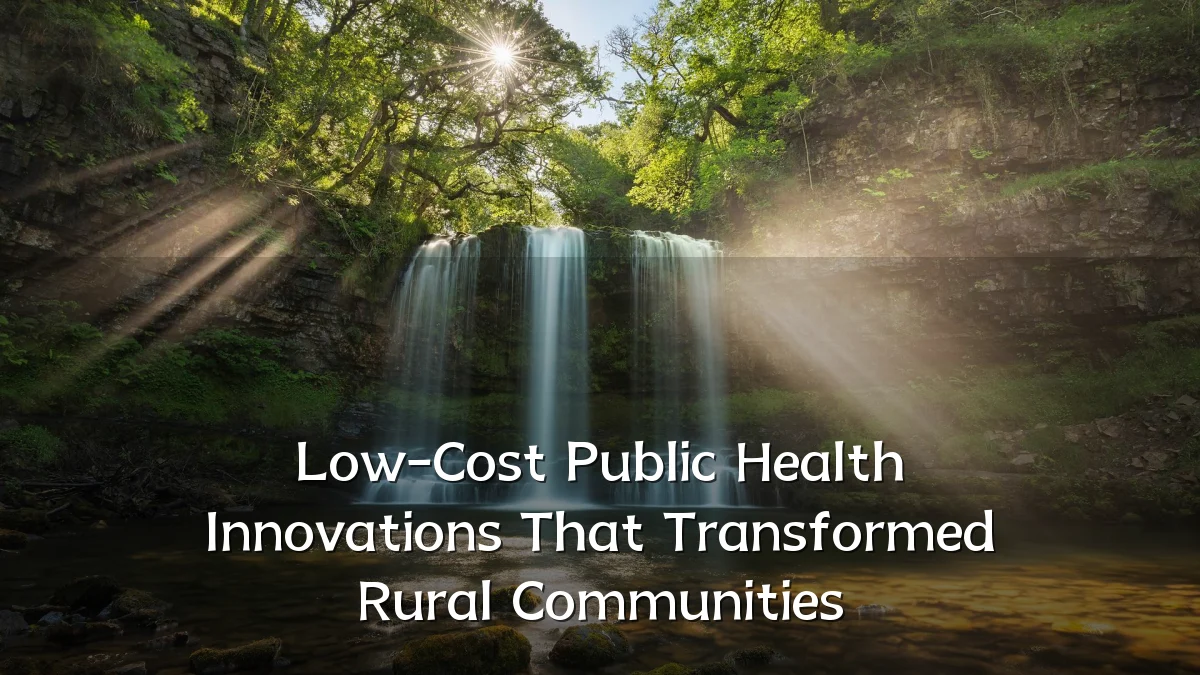 Low-Cost Public Health Innovations That Transformed Rural Communities