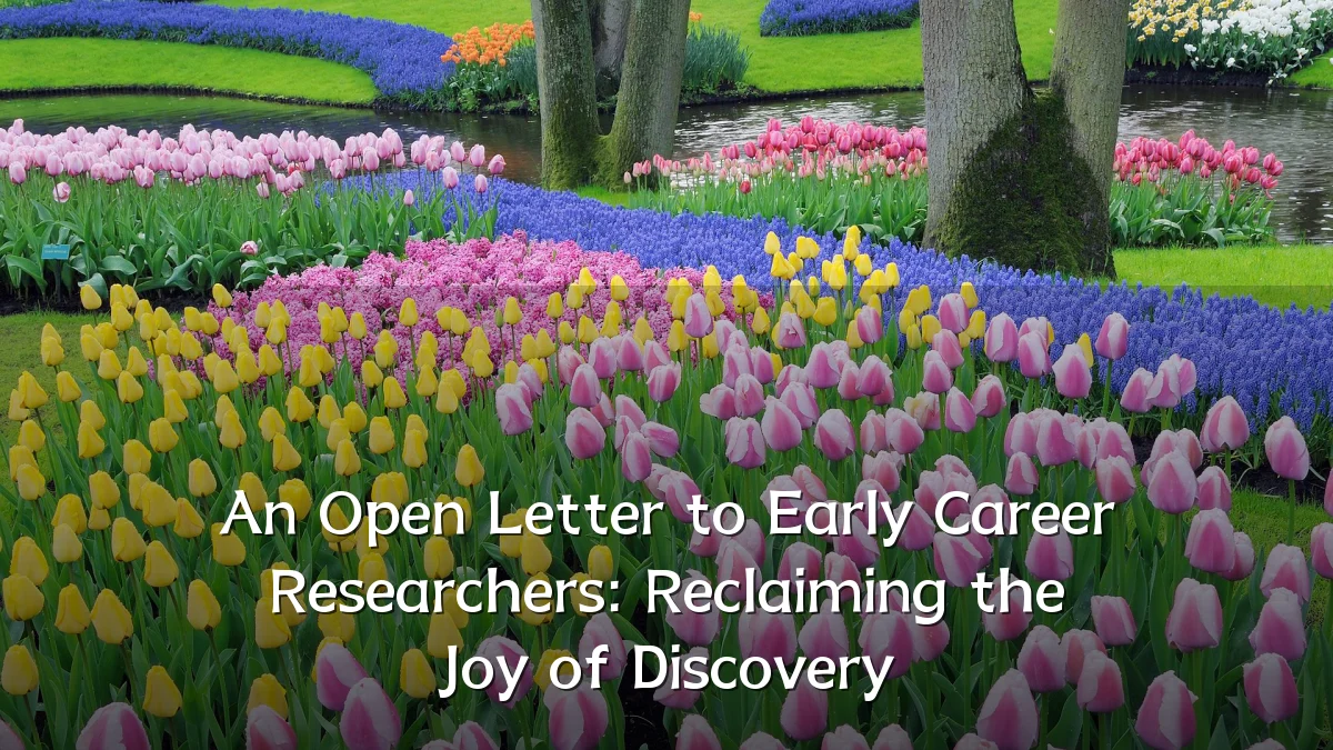 An Open Letter to Early Career Researchers: Reclaiming the Joy of Discovery